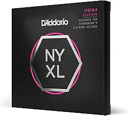 Encordoamento Para Guitarra 8 Cordas 09-84 (2 Bolinhas) D'Addario NYXL0984SB