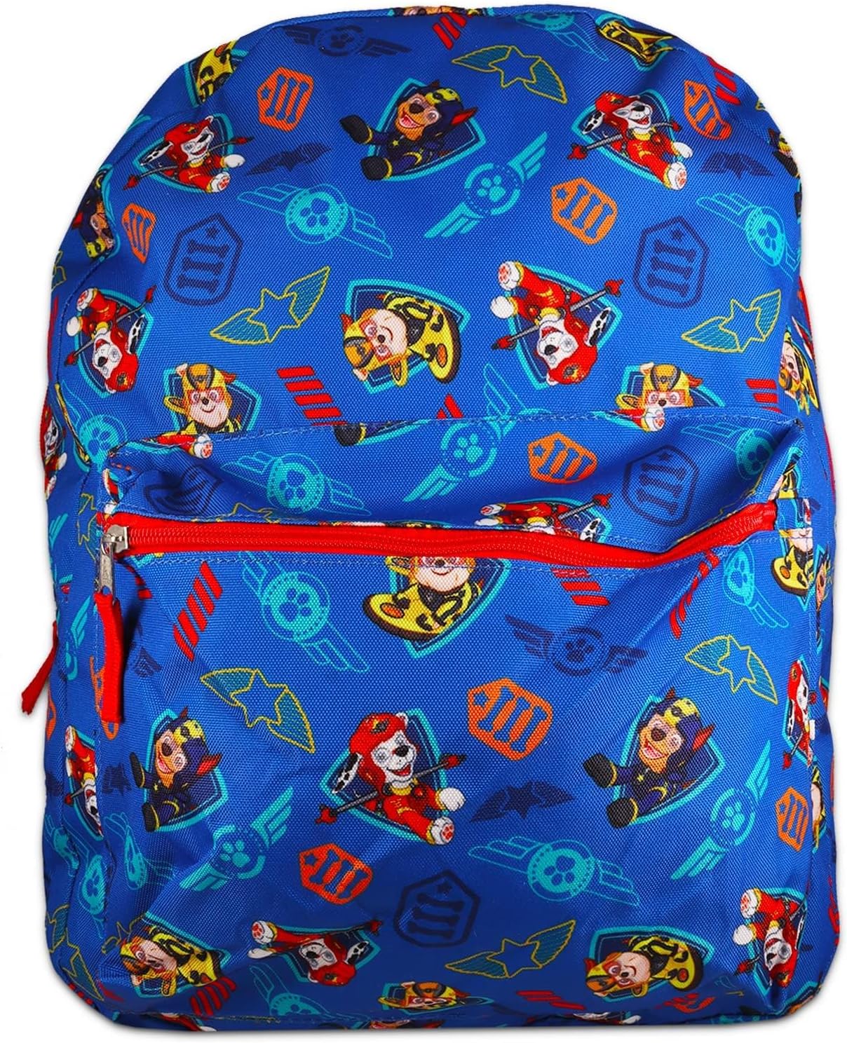 Paw Patrol Backpack and Lunch Box for Kids - 6 Pc Bundle with 16" Paw Patrol School Backpack, Lunch Bag, Water Bottle, Stickers, Stampers and More (Paw Patrol School Supplies)