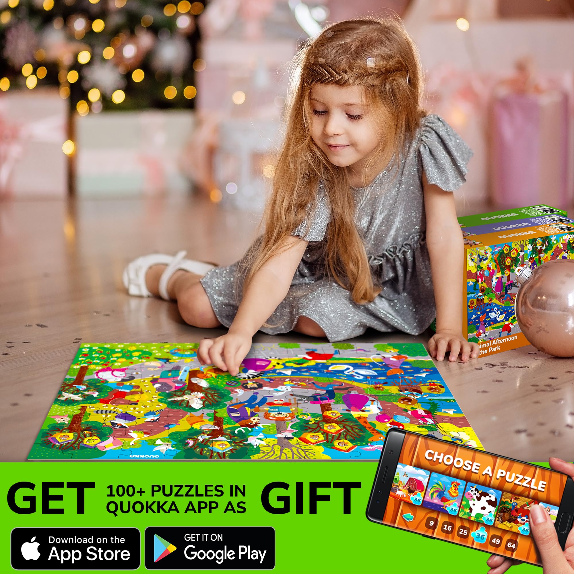 Snapklik.com : 100 Piece Puzzles For Kids Ages 8-10 3XSET Puzzles For