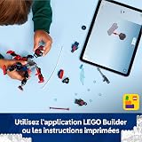 LEGO Marvel Mech di Miles Morales vs. Spider-Man 2099-76337 | Giochi per bambini da 6 anni, action figure robot, 2 minifigure e accessori, giocattolo dei supereroi, idea regalo, 135 pezzi - 6