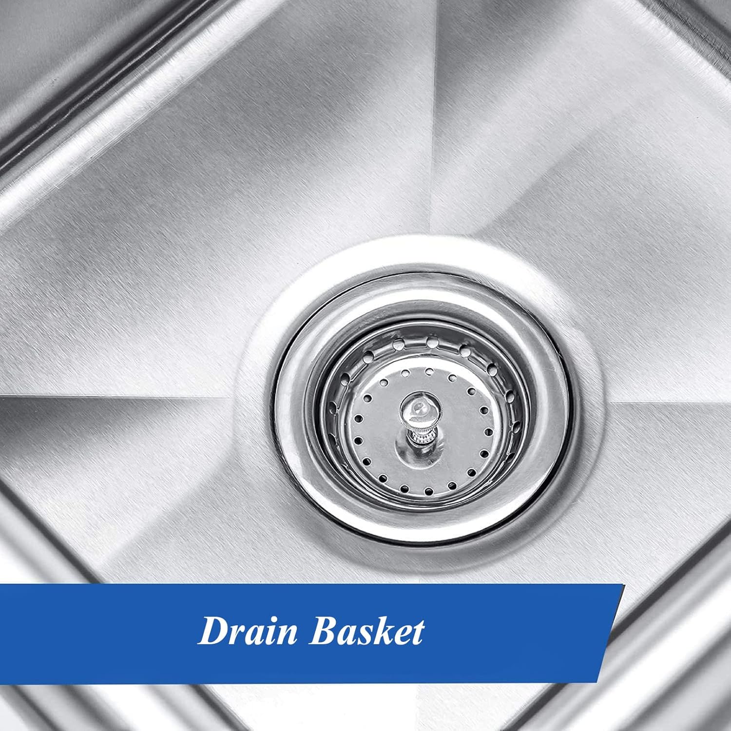 Utility Sink Laundry Tub with Stainless Steel Finish Faucet, Large Free Standing Wash Station Tubs and Drainage, Heavy Duty Slop Sinks for Basement, Garage or Shop