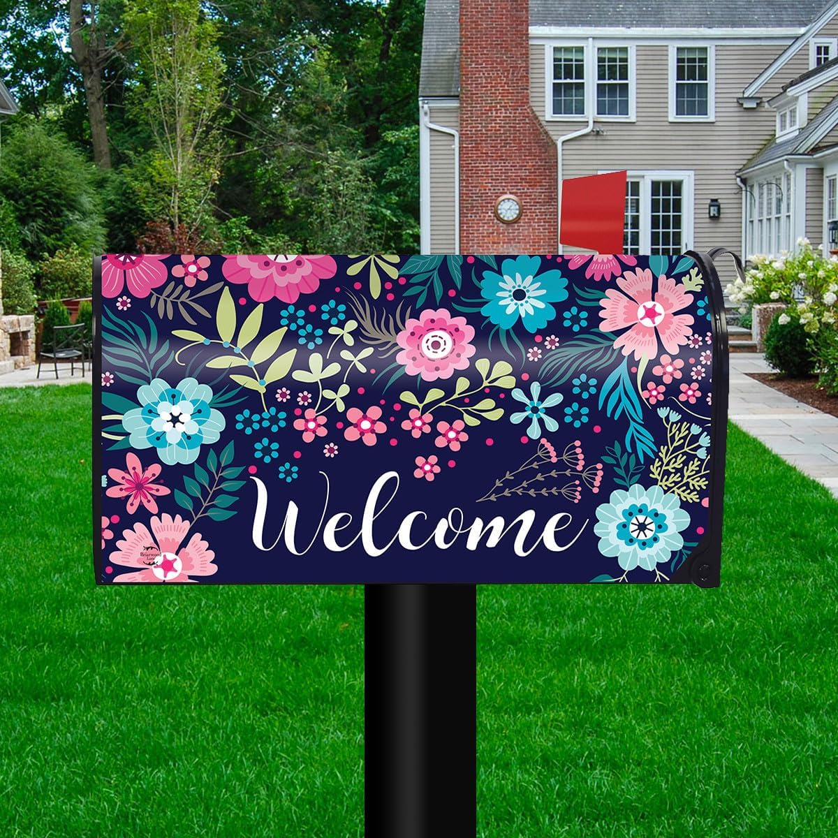 Briarwood Lane Bright Floral Spring Mailbox Cover