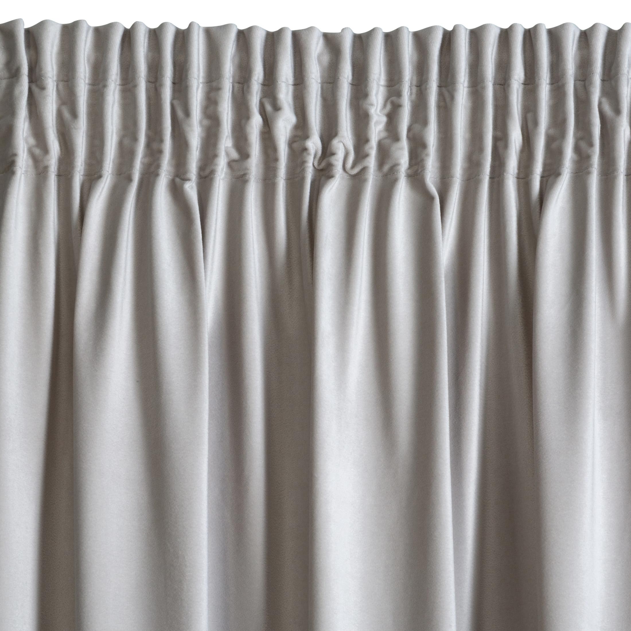Eurofirany MIRELA Velvet Curtain, Velvet Curtain with Ruffle Tape, 1 Piece, Golden Pattern, Blackout, Glamour - Image 2