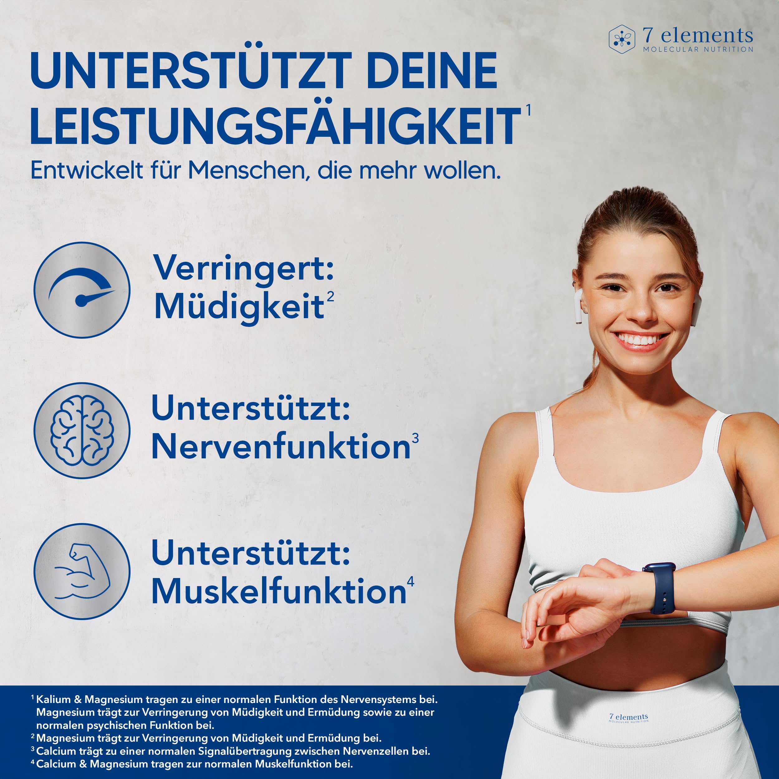 Elektrolyte PUR - 60 Stück - Ohne Zucker & ohne Süßungsmittel - 1835mg Elektrolyte für Sport und den täglichen Bedarf - Ohne Zusätze und Aromen - isotonisches Elektrolytgetränk - KETO