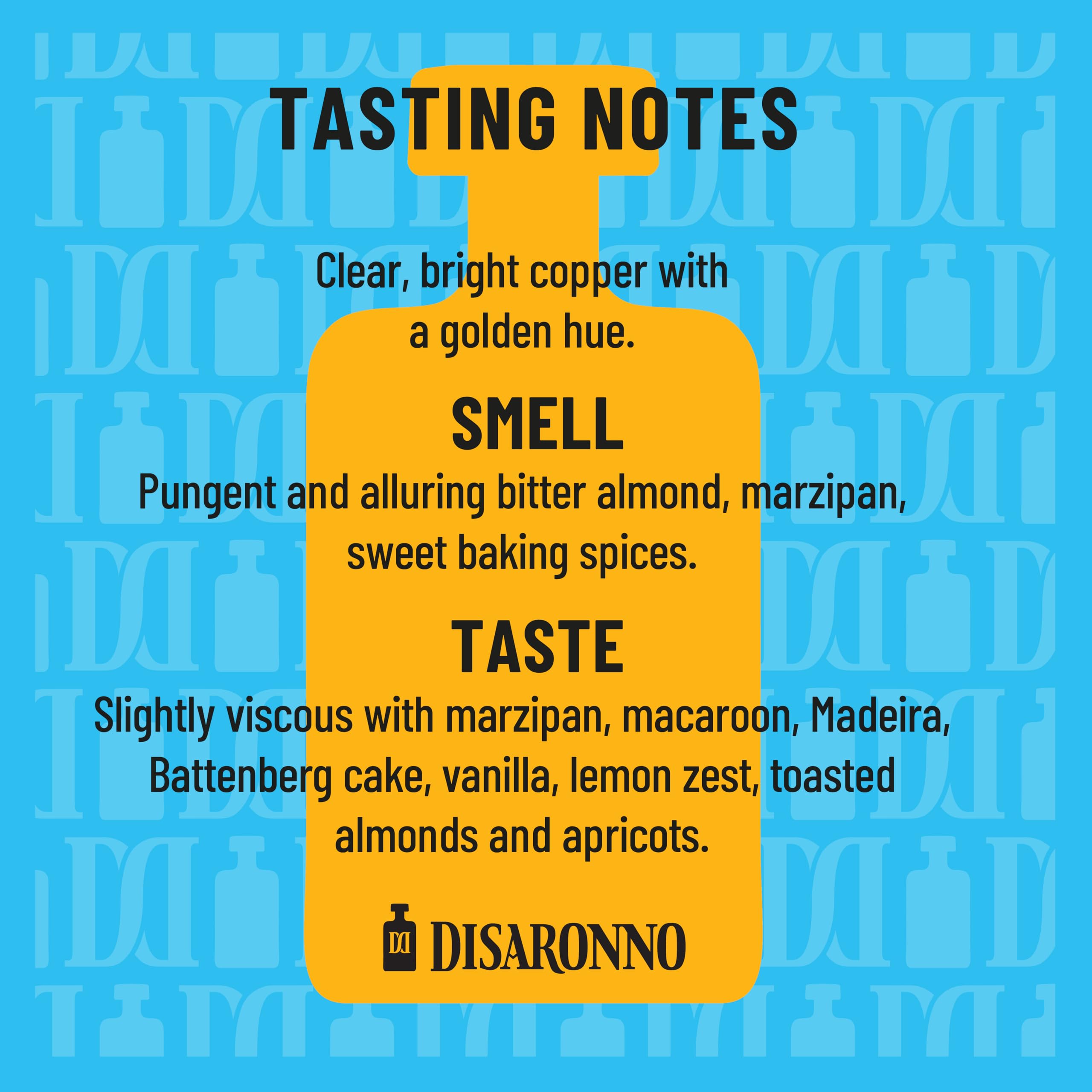 Disaronno Licor italiano Amaretto - licor elaborado a base de almendrina - 1 botella de 1L