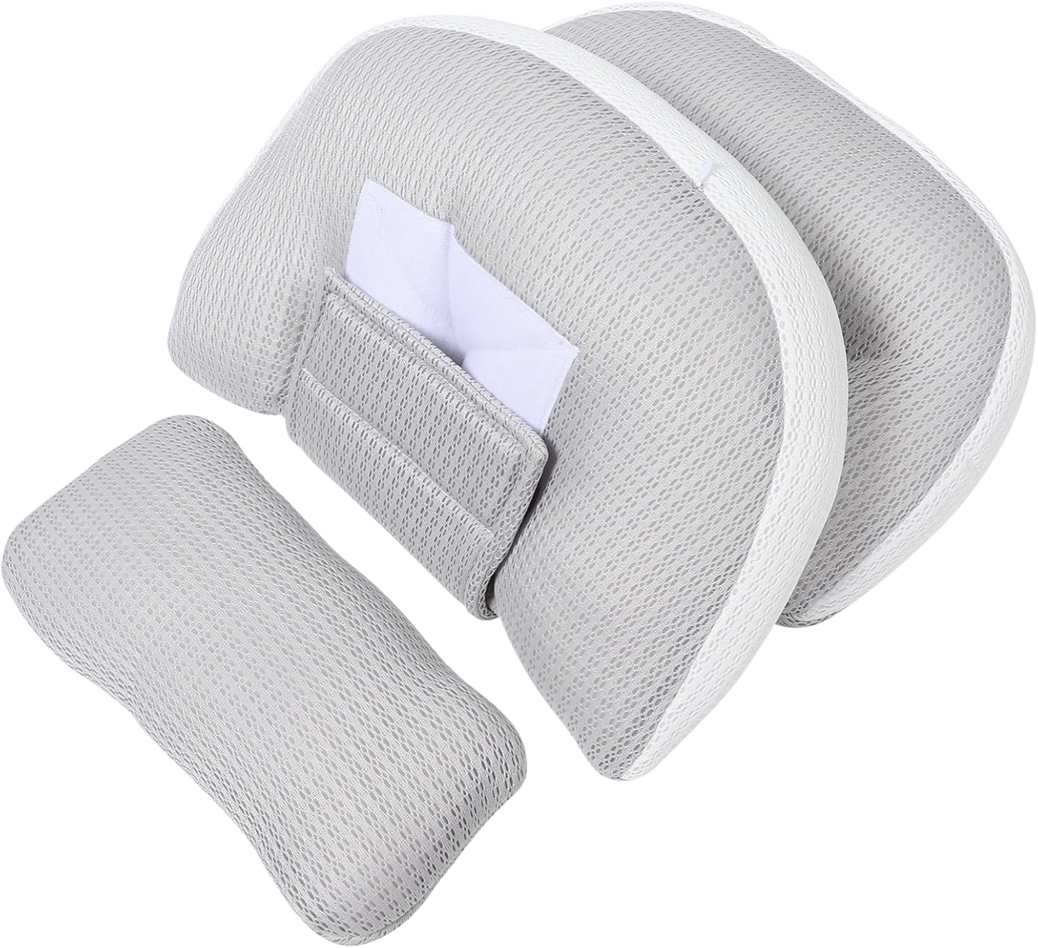 2Sets Soft Maternity for Pregnant Women Versatile Support Cushion for Side Sleeping Comfortable Lumbar and Belly Support Easy to Clean and Washable Pillow