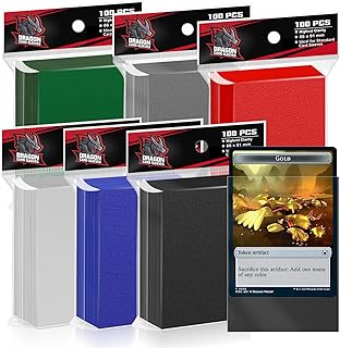 Sponsored Ad - Trading Card Sleeves(600pcs), Toploader Card Protectors for Baseball Card Sleeves and Plastic Card Sleeves ...