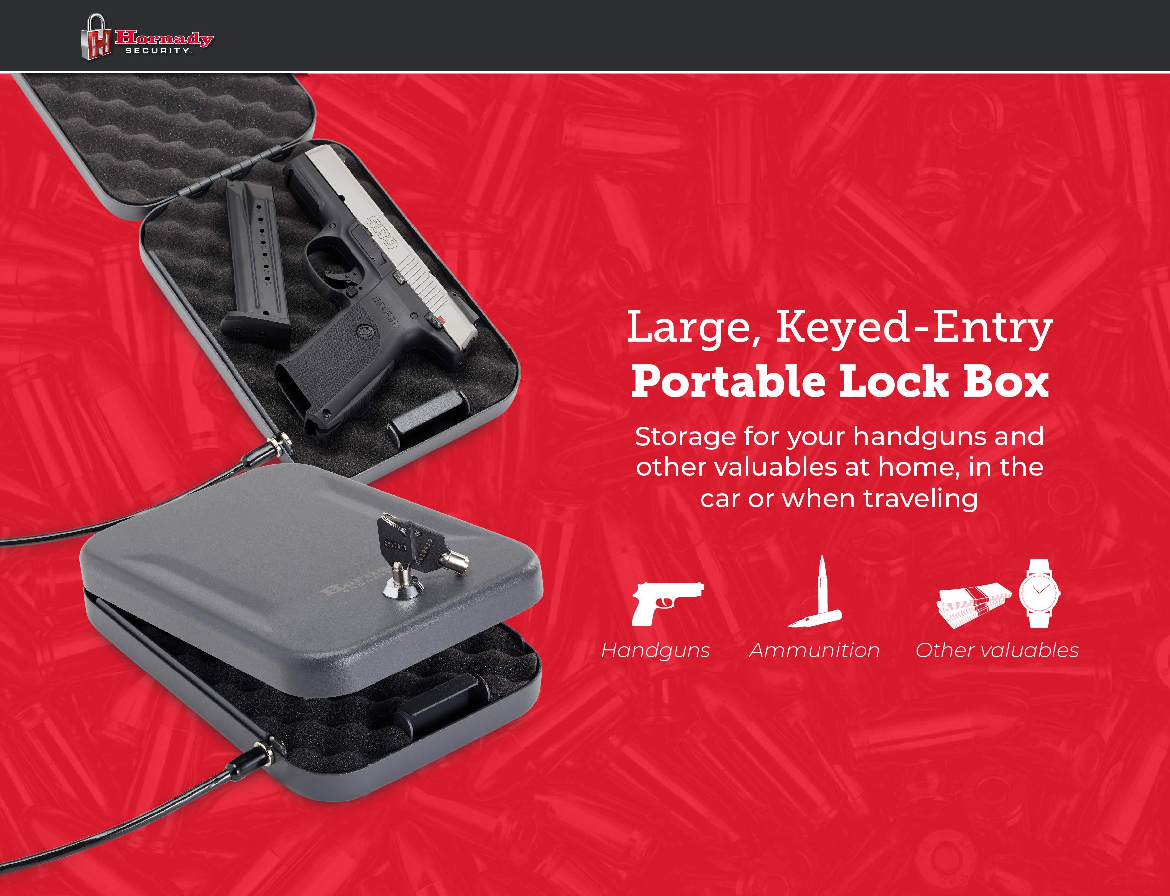Hornady - Cassaforte per pistole in acciaio