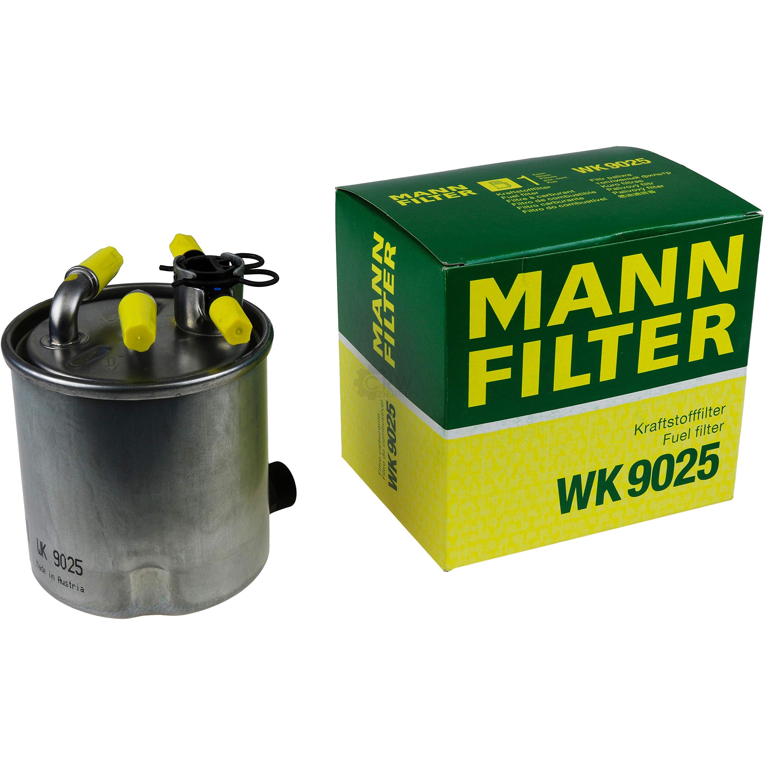 Paquete de inspección Kit de mantenimiento de filtros con filtro de aceite HU 618 x, filtro de aire C 2433/2, filtro de combustible WK 9025, filtro de habitáculo CUK 1936, tornillo de cierre