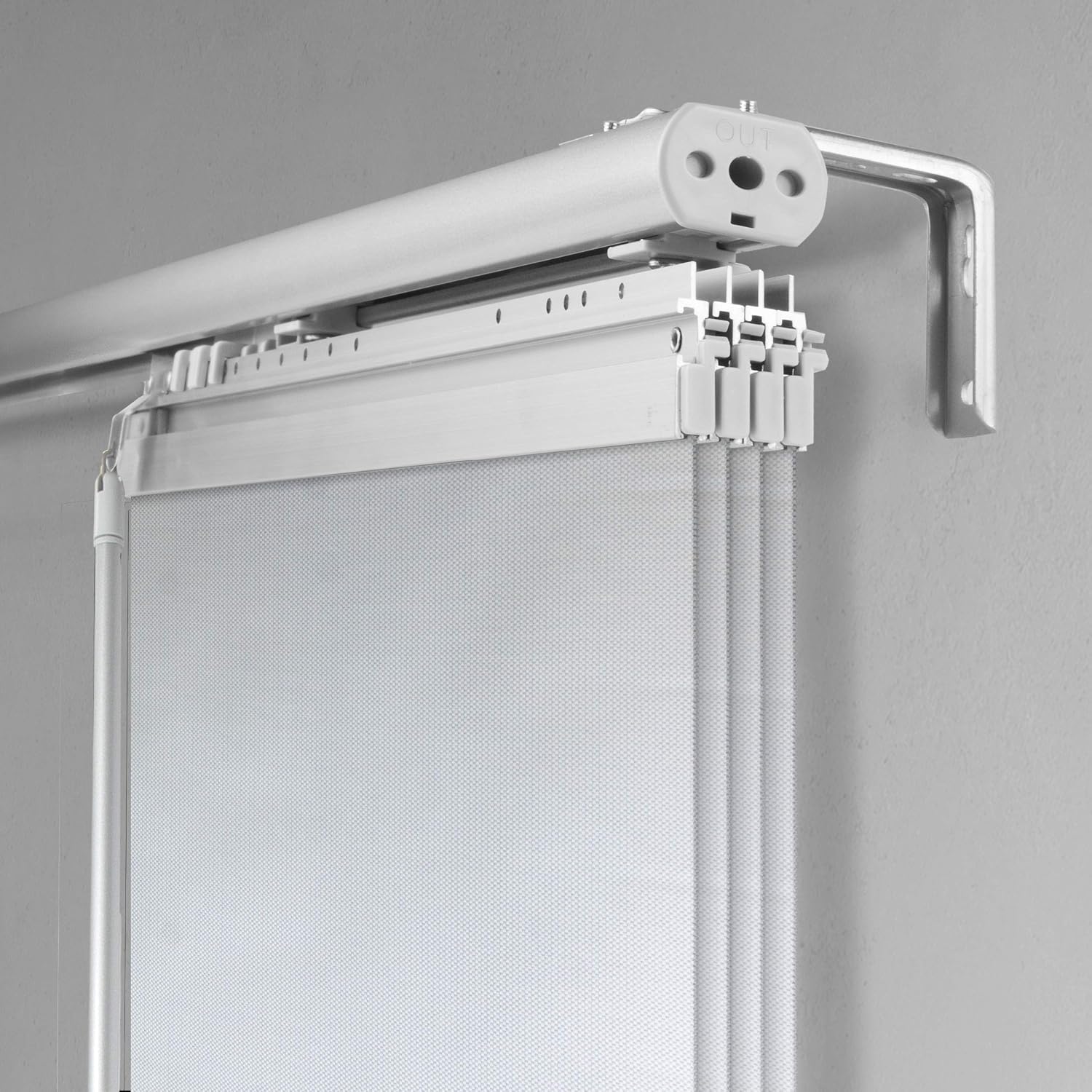 A&F Rod Décor - Patterned Iceberg 4-Panel Single Rail Panel Track Extendable 48"-88" W x 94" H, Panel Width 23.5"