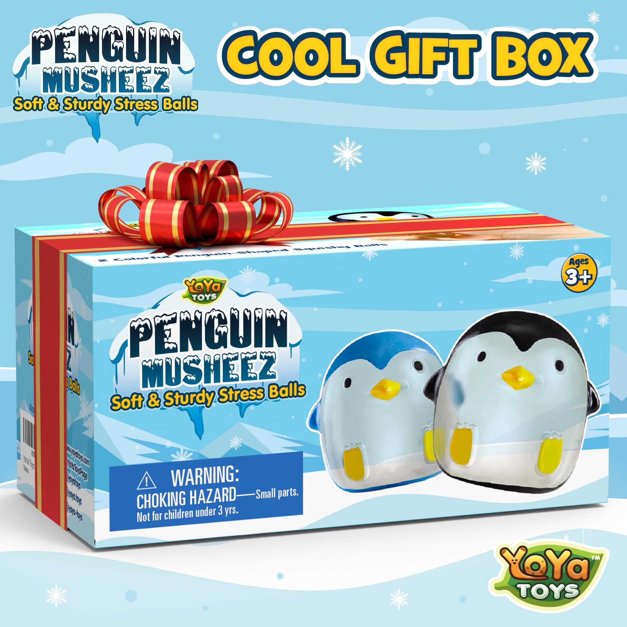 Amazon.co.jp: YoYa Toys Musheez ペンギン スクイーズ ストレスボール