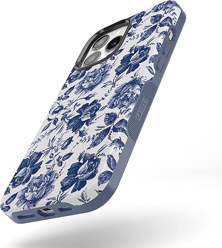 Vista 136 de Casely iPhone 13 Pro Case Compatible with MagSafe Blue Marble Case