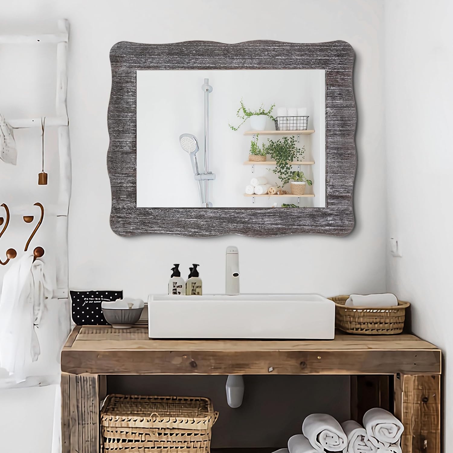 Espejo De Pared Colgante Para La Decoración Del Hogar Metro | Cuotas