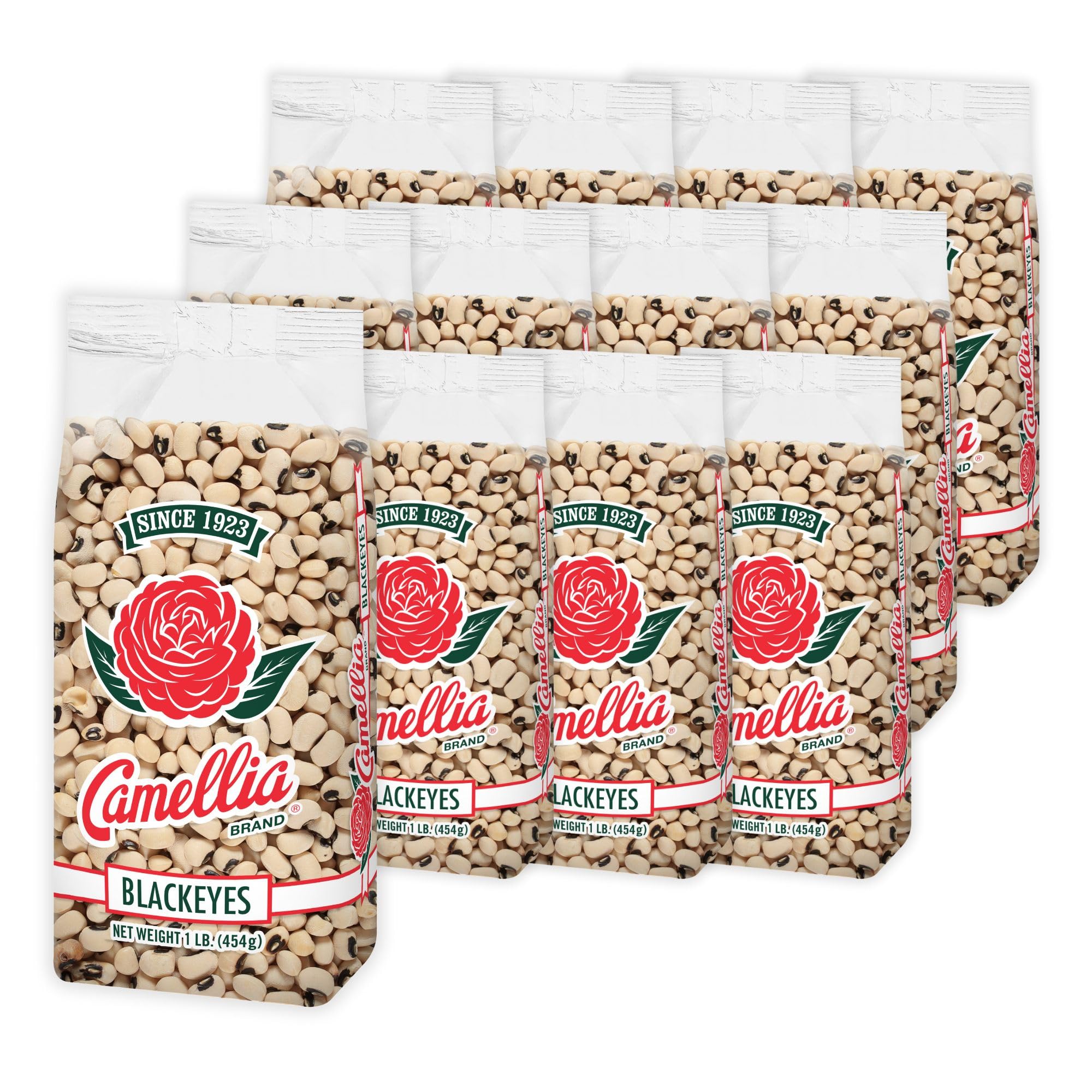Camellia Brand Dried Blackeye Peas – Premium Non-GMO Southern Pea for Hoppin’ John, Soups, Stews, Salads, New Years Day, and Side Dishes – Gluten-Free