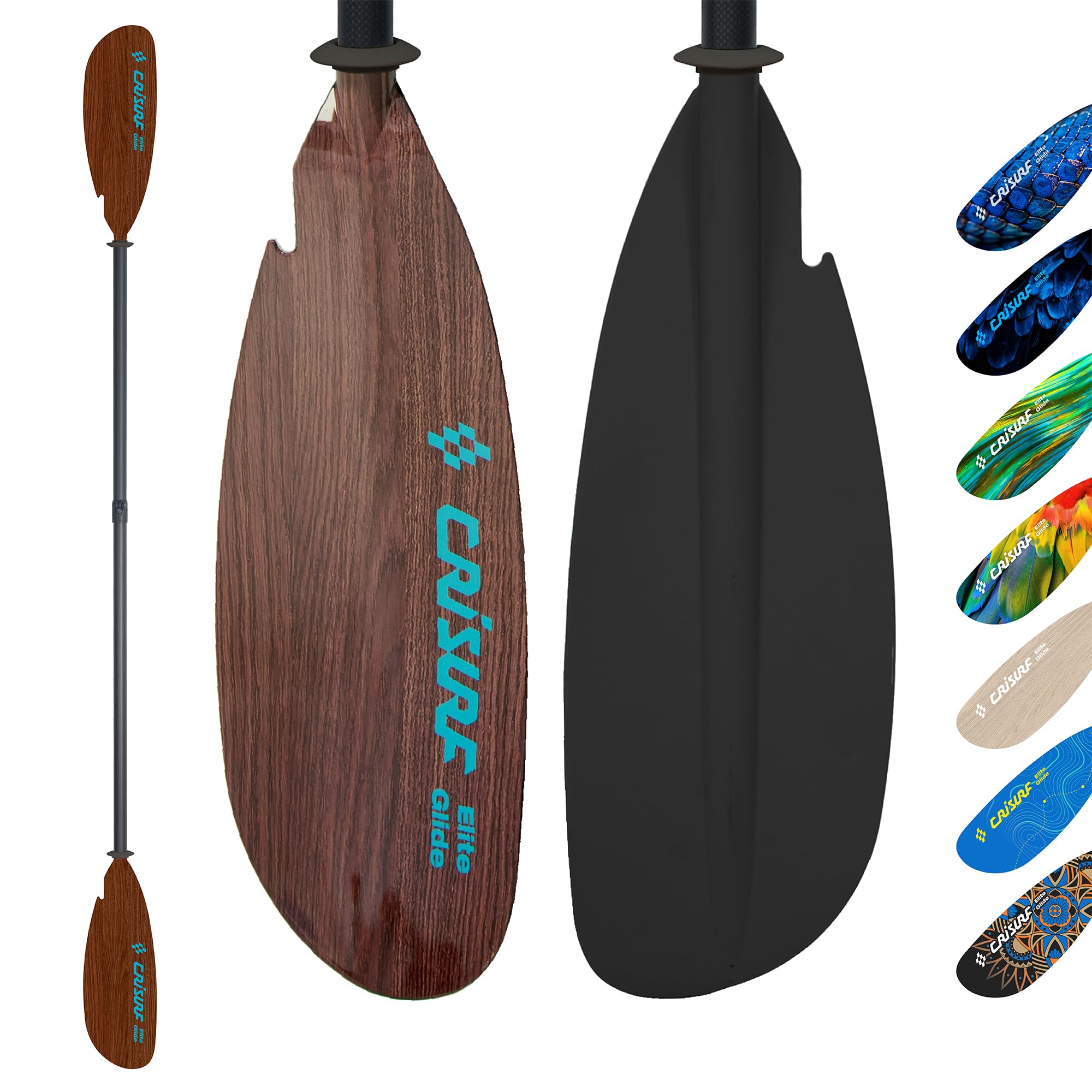 Performance Adjustable Kayak Paddle – Lightweight Carbon Fiber Shaft, Floating Design, Tool-Free Length &amp; Blade Angle Adjustment, Drip Rings for Kayak &amp; SUP