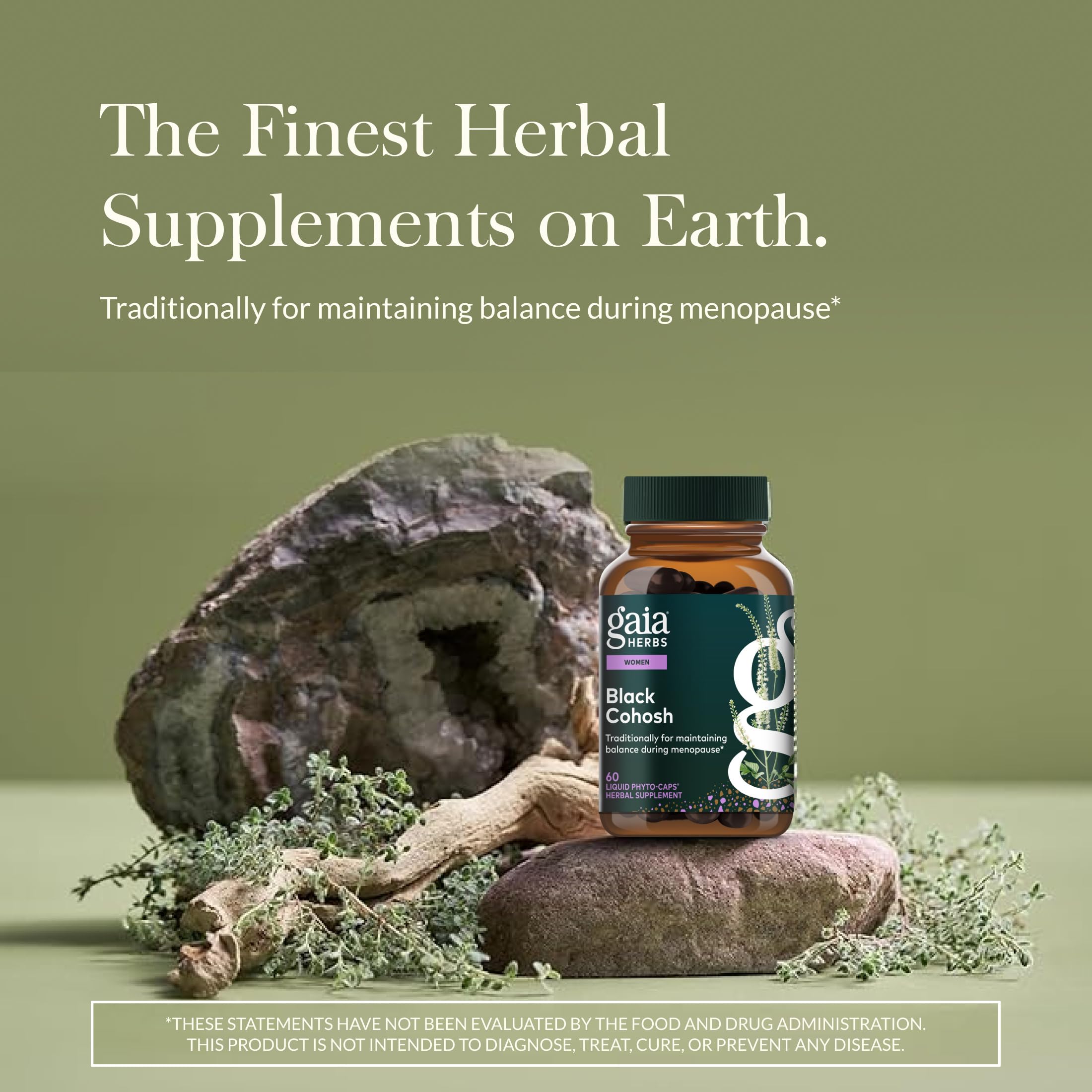 Gaia Herbs Black Cohosh, 60 Vegan Capsules, 60 Servings — Amazon image 2