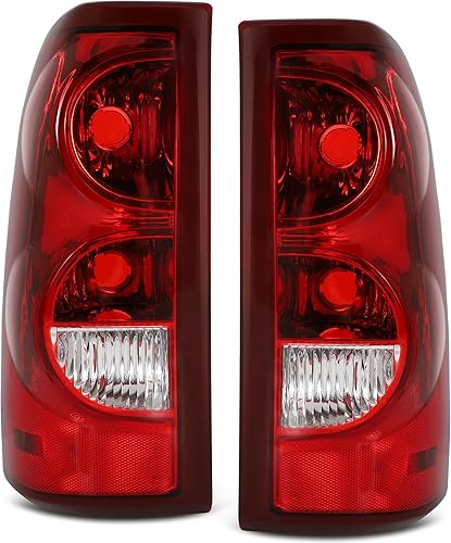 Miniatura 8 de Luces traseras compatibles con Chevy Silverado 03 Silverado 04 Silverado 05 Silverado 06 Silverado 2003 2004 2005 2006 Silverado 05 Silverado 06