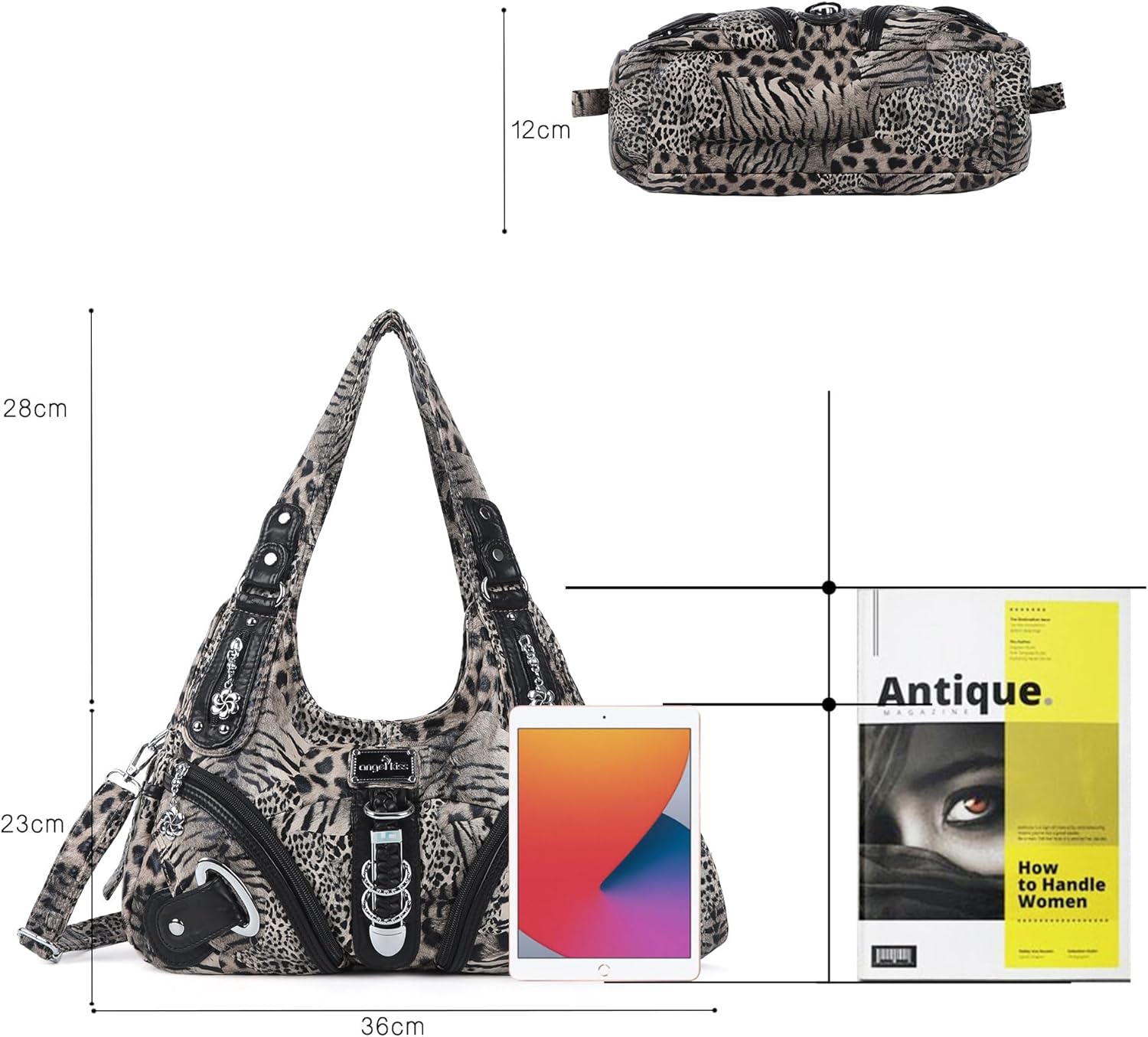 Angelkiss Hobo Purses and handbags for Women Satchel Handbag Women Purses Large Daily Shoulder Bags | Purses, handbags, Handbag, Women Purses, Large, Daily - Image 4