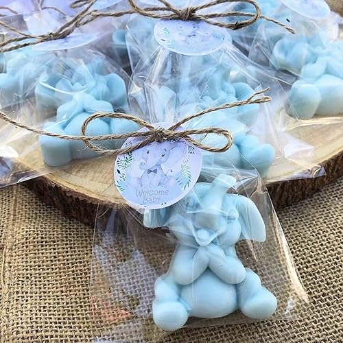 Miniatura 1 de 12 Elephant Soap Favors - Elephant Baby Shower Favors & Decorations GirlBoyNeutral (Pink & Blue Mixed)