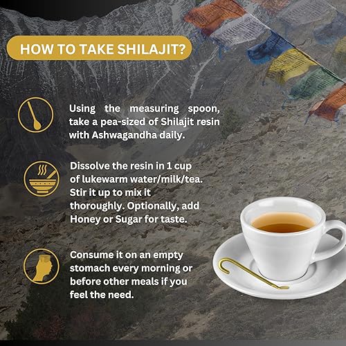 Miniatura 7 de Shilajit Shilajit orgánico puro del Himalaya extra fuerte con ashwagandha: resina Shilajit con oligominerales - Suplemento natural Shilajit de 1.06