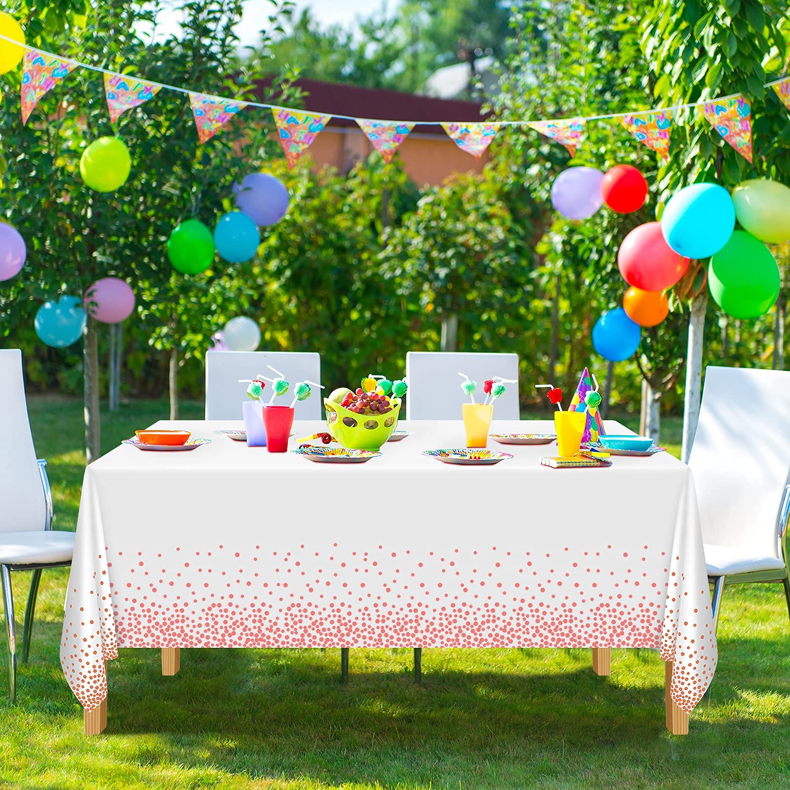 3 Tovaglie In Plastica Verde Salvia – 137 X 274 Cm, Impermeabili E Resistenti, Per Matrimoni E Feste