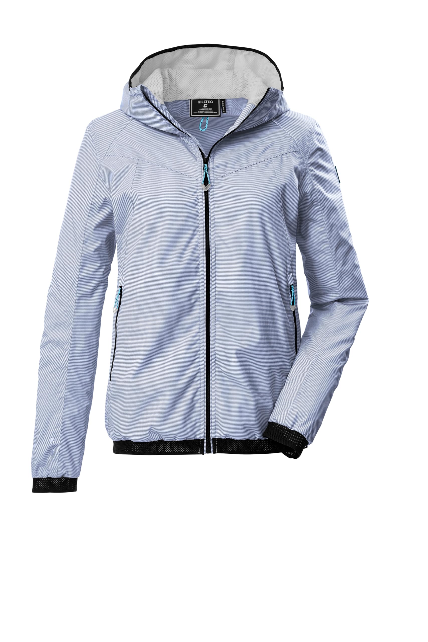 Killtec Damen Kos 22 Wmn Jckt Funktionsjacke/Regenjacke wasserdicht mit Kapuze, packbar