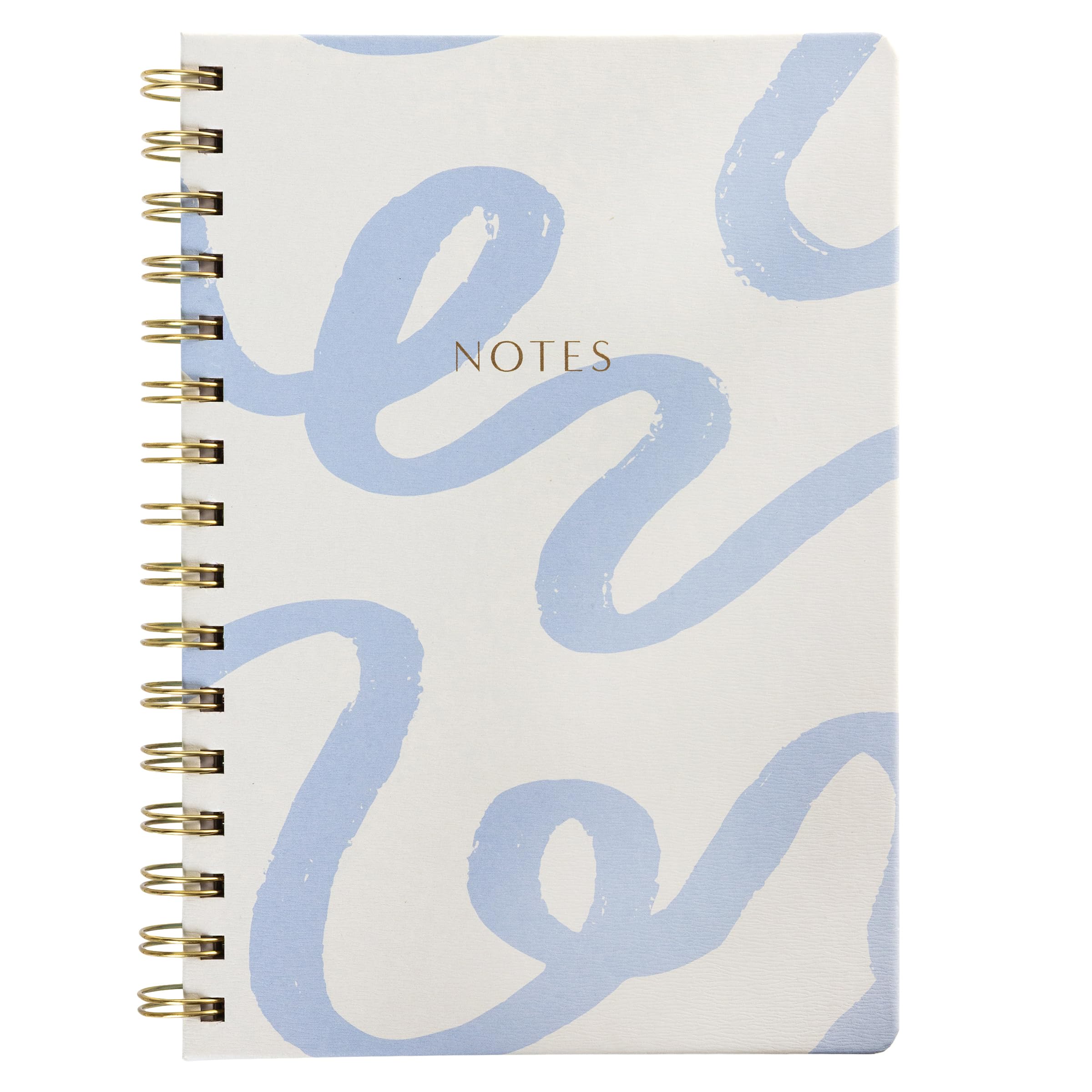 Graphique Blue Swirl Modern Spiral-Bound Journal | Hardcover Notebook for Daily Writing | High Quality Paper Stationery for Office or Home | 6 x 8 Inches with 160 Lined Pages