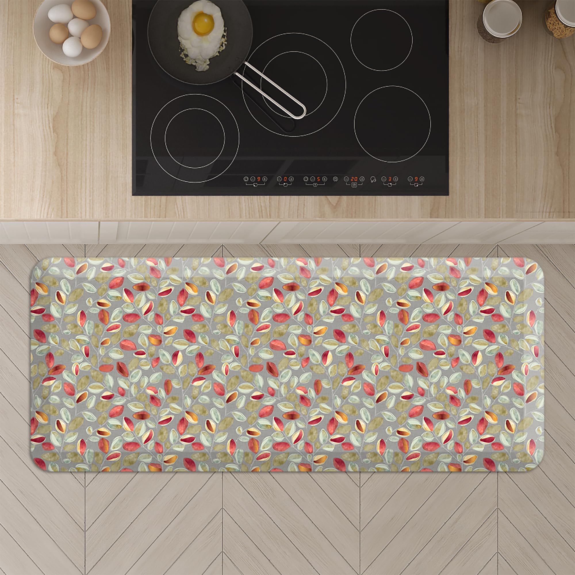 GelPro Anti-Fatigue Designer Comfort Kitchen Floor Mat Orchard Sultry Grey 20x48