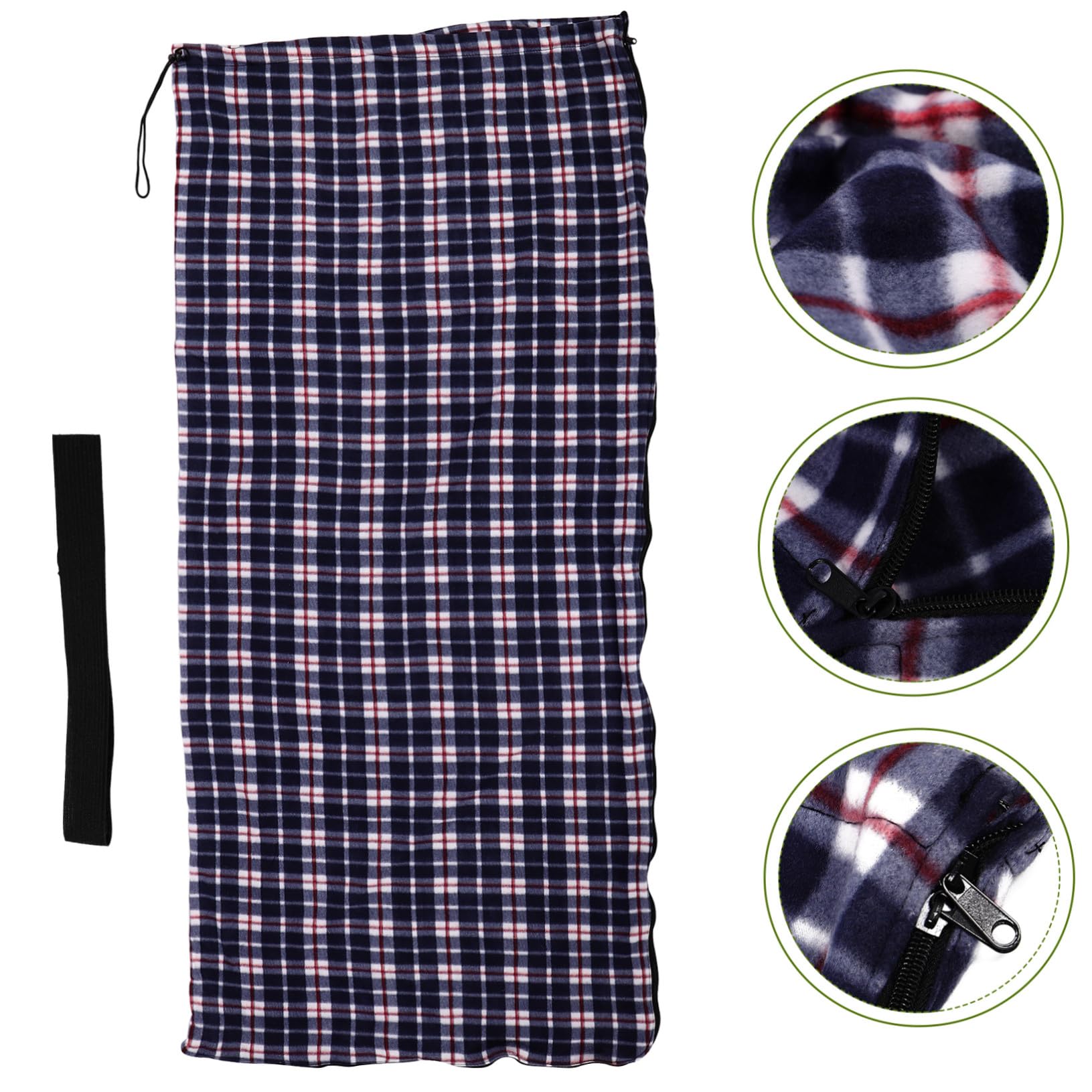 BESTonZON Outdoor Daunenschlafsack Leicht Kompakt Fleece Inlett aus 180x75cm Faltbar Tragbar Camping und Reiseschlafsack für Erwachsene Innen und Außeneinsatz Beim Wandern Picknick