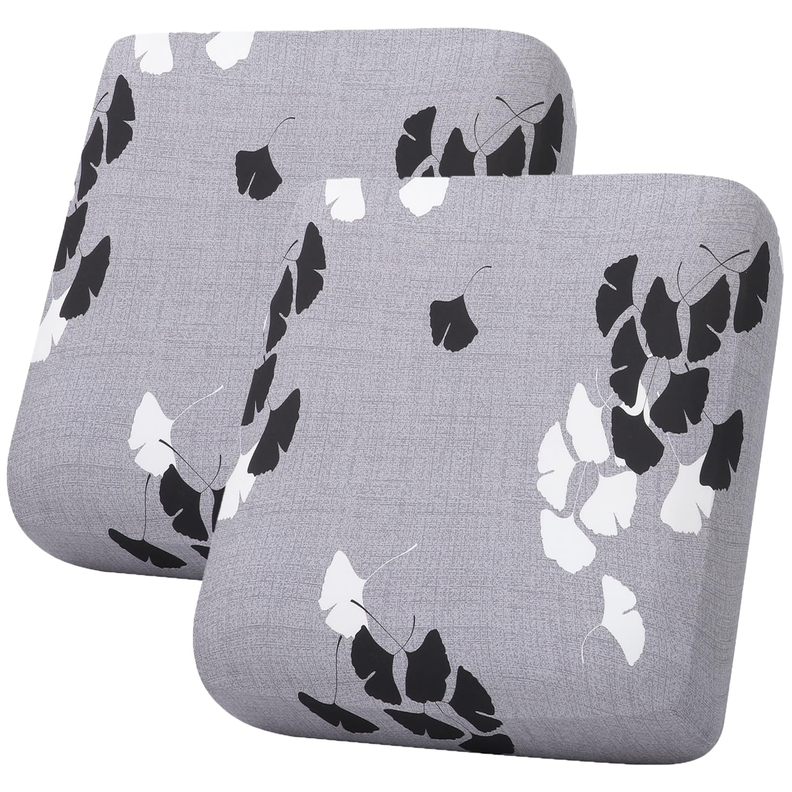 hyha Printing Outdoor Couch Cushion Covers, Floral Couch Sofa Covers Washable for Patio Outdoor Furniture, Replacement Sofa Seat Slipcover, Non Slip Sofa Slipcovers (2 Packs, Maple Leaf)