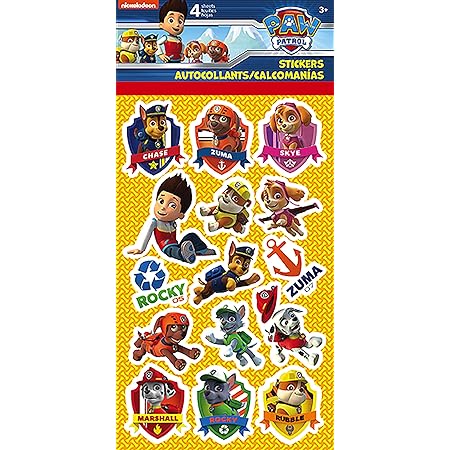 Amazon.com: Nick Shop Paw Patrol Stickers Variety Set for Kids Toddlers ...