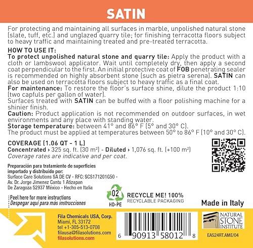 Miniatura 3 de FILA Surface Care Solutions FILASATIN, Cera protectora con acabado FILA. Alta cobertura, efecto satinado, color blanco