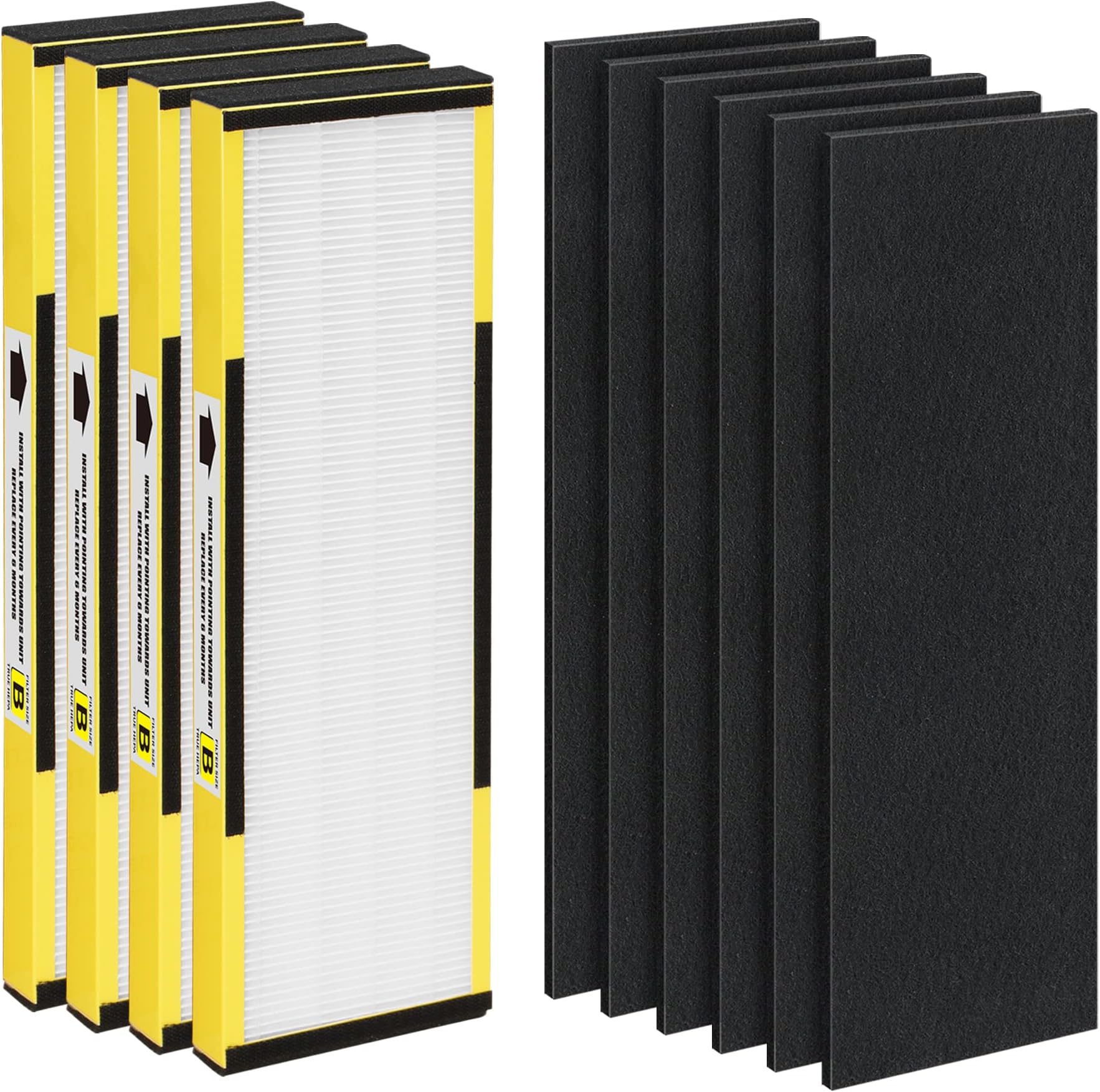 AC Infinity Pre-Filter Cloth 6" – Replacement Sleeves For Carbon Filters – 2-Pack