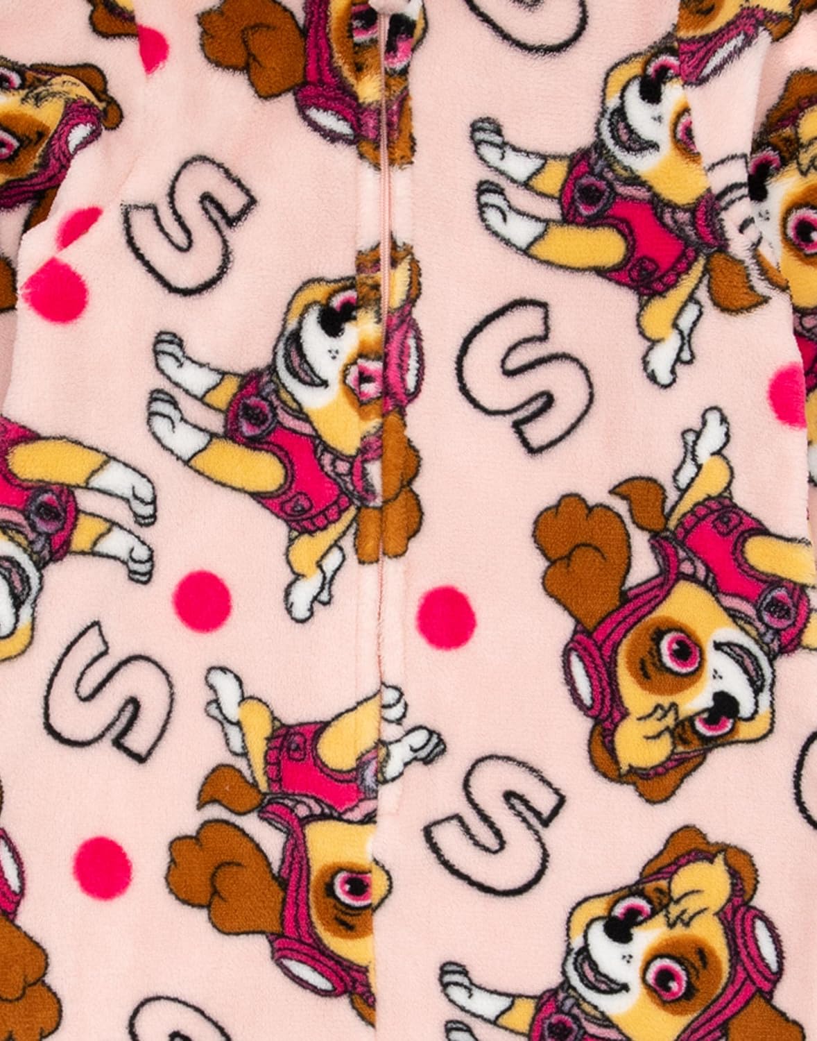 Paw Patrol Girls Onesie Kids Pink Skye Rescue Pup All In One Pjs