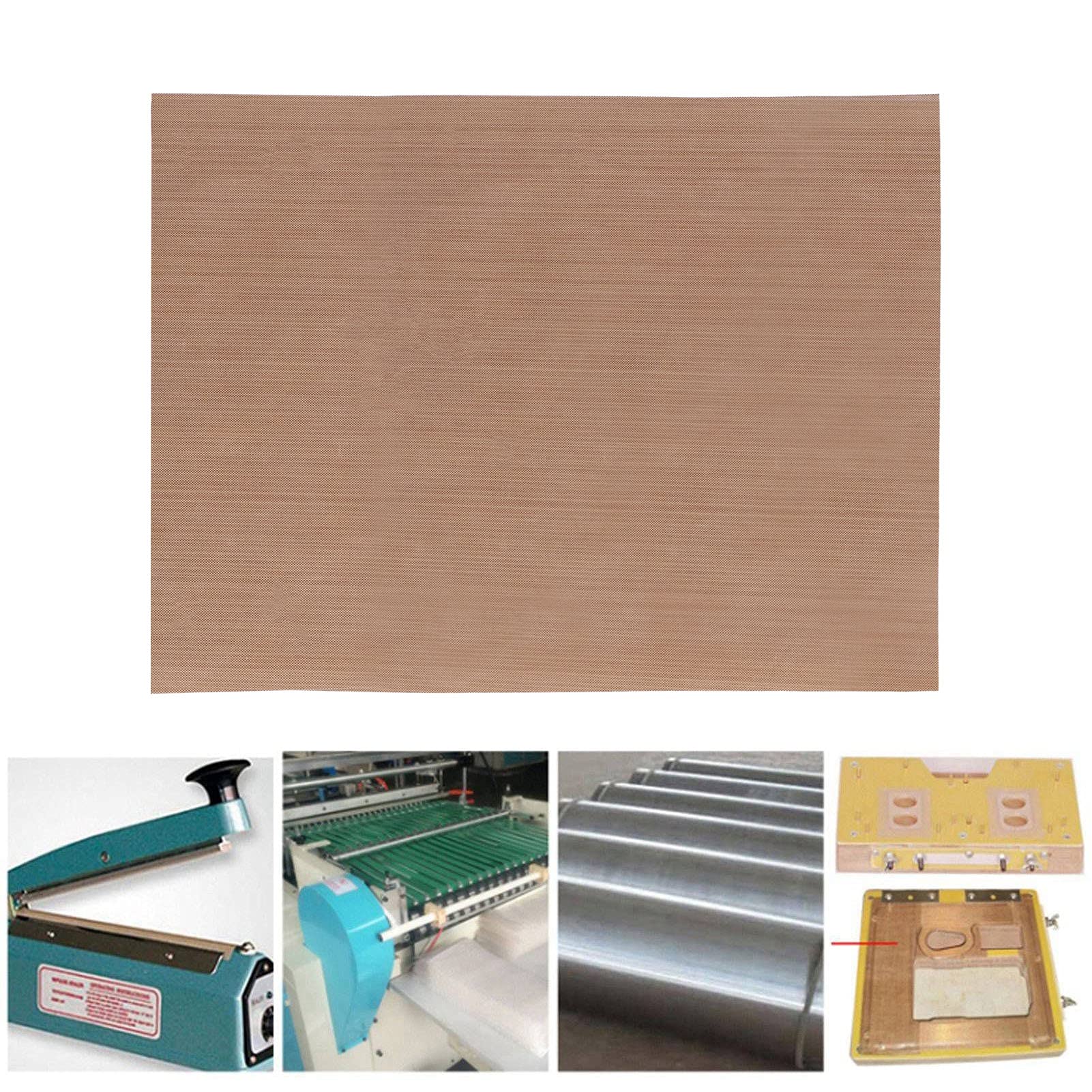 Rolka arkusza PTFE, 100 x 300 cm 0,08 mm Nieprzywierająca tkanina z włókna szklanego o wysokiej izolacji wielokrotnego użytku do suszarki z przenośnikiem taśmowym z prasą (0,08 mm (ponad rozmiar))