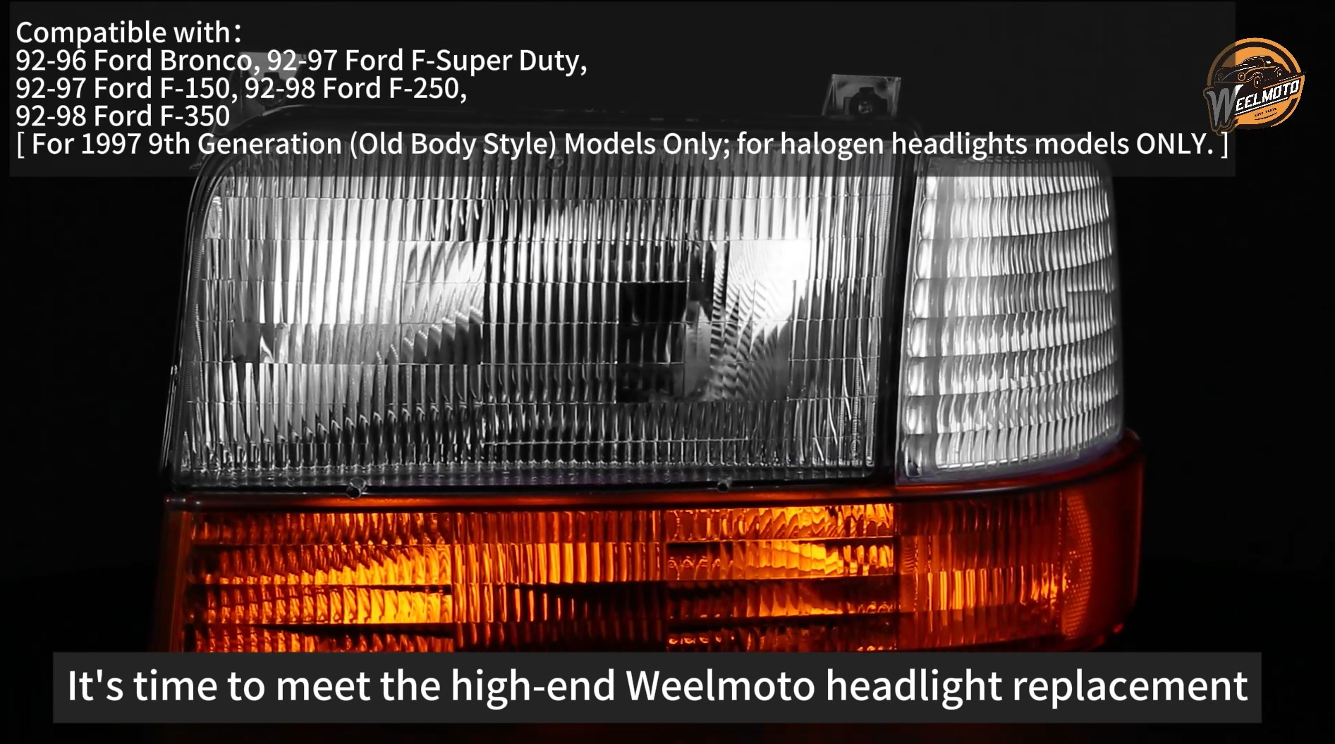 Amazon.com: WEELMOTO Halogen Headlights for 1992-1997 Ford F-150 F 