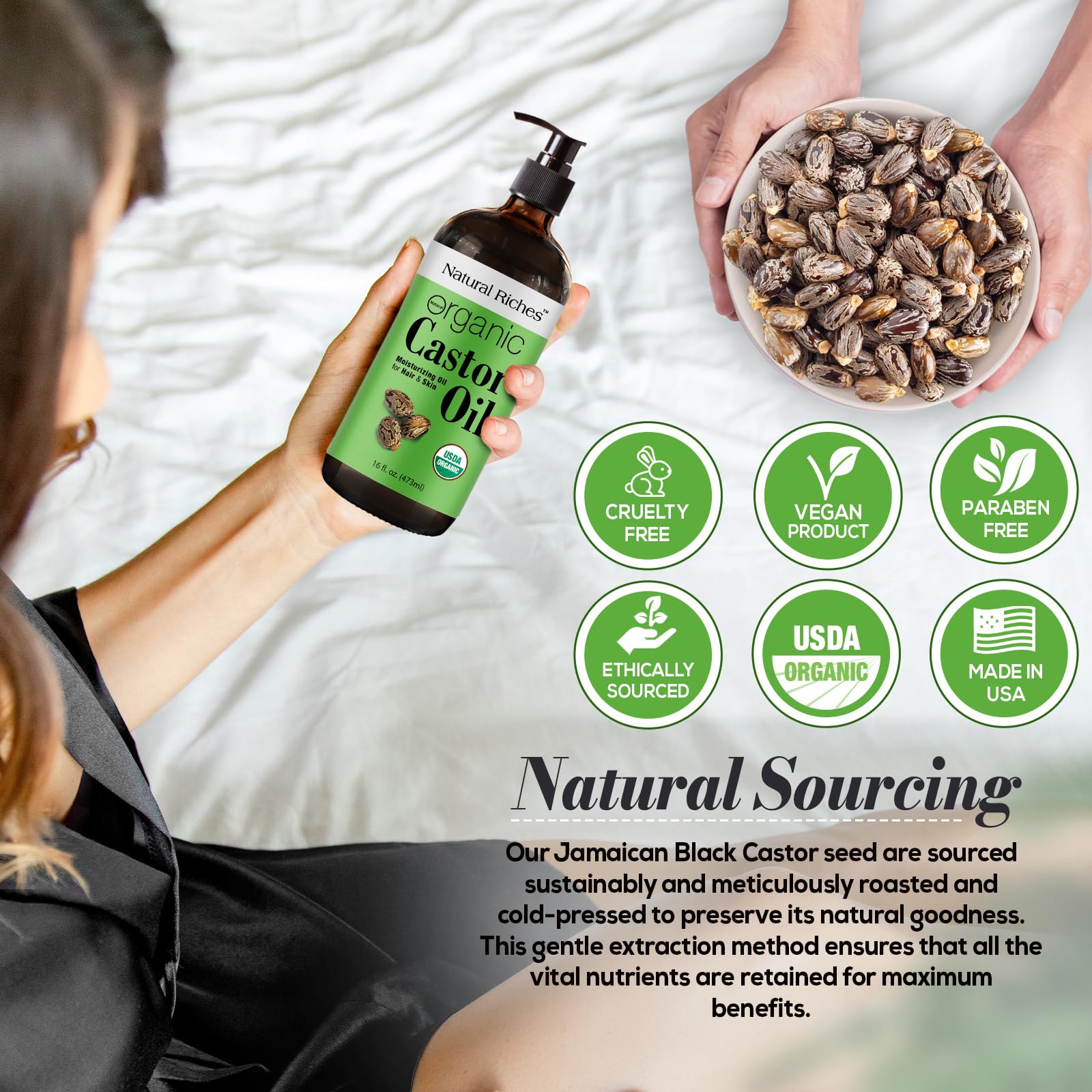 Natural Riches Cold-Pressed Castor Oil