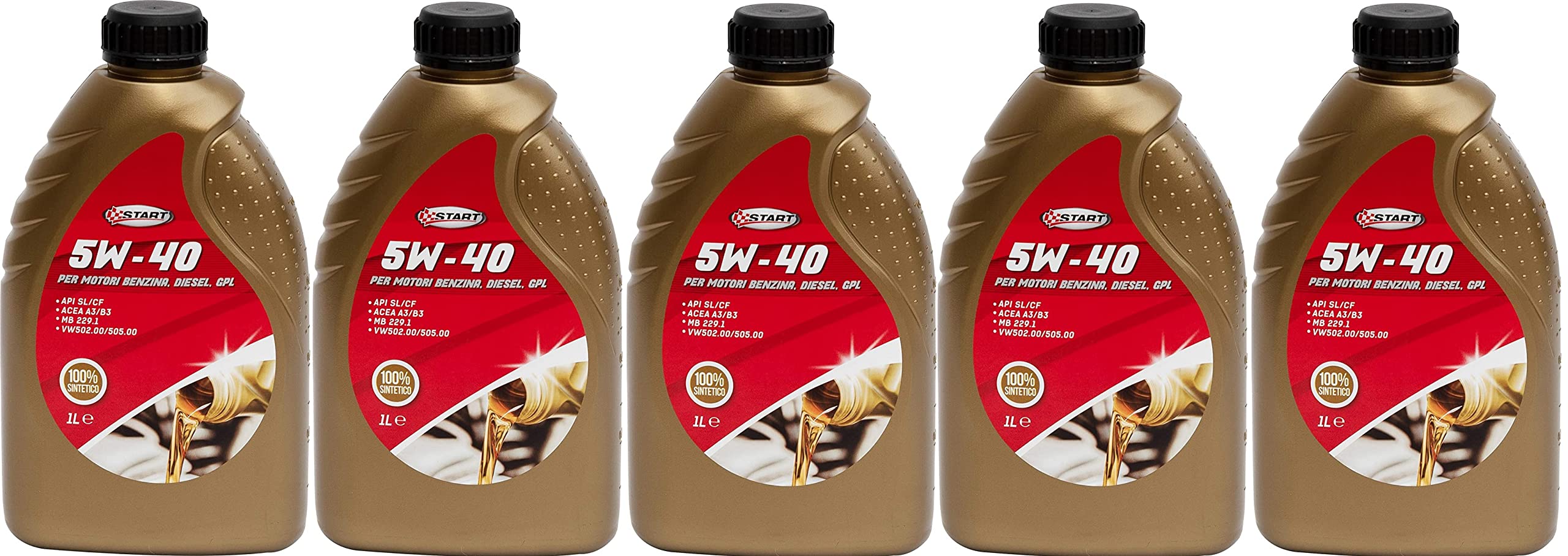 5 Pz OLIO SINT DRIVE PLUS 5W40 LT1