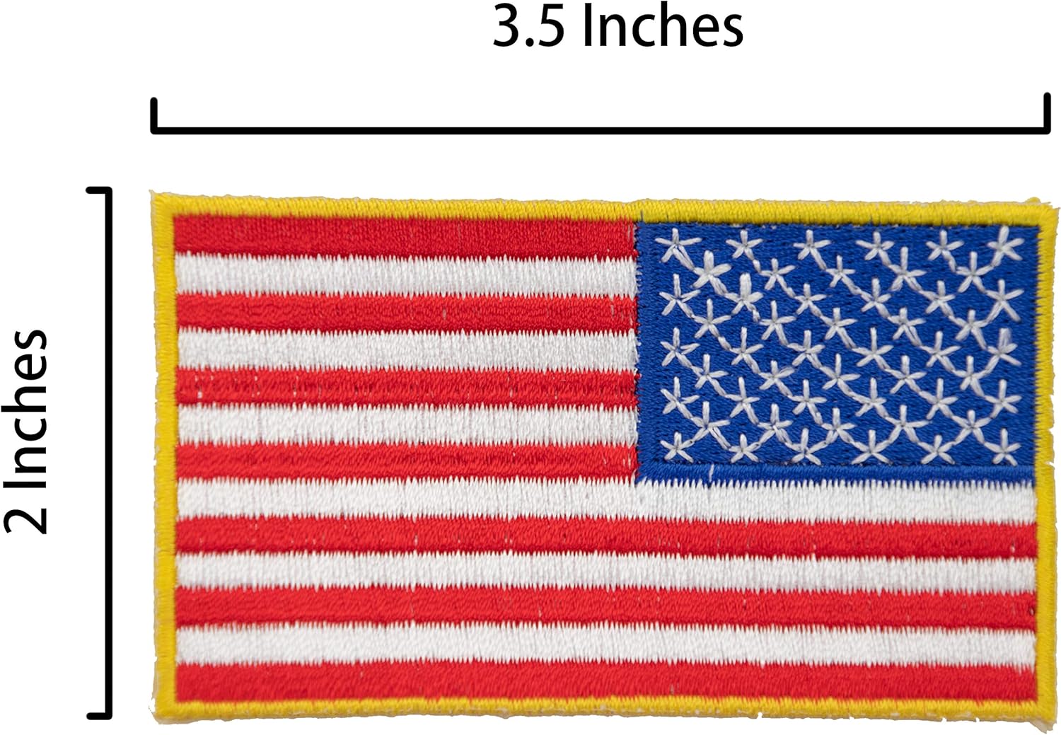 A-ONE -Tactical Patches Embroidery of USA US Reverse American Flag+ America Emblem Pin, Country Flag Badge NO.034A