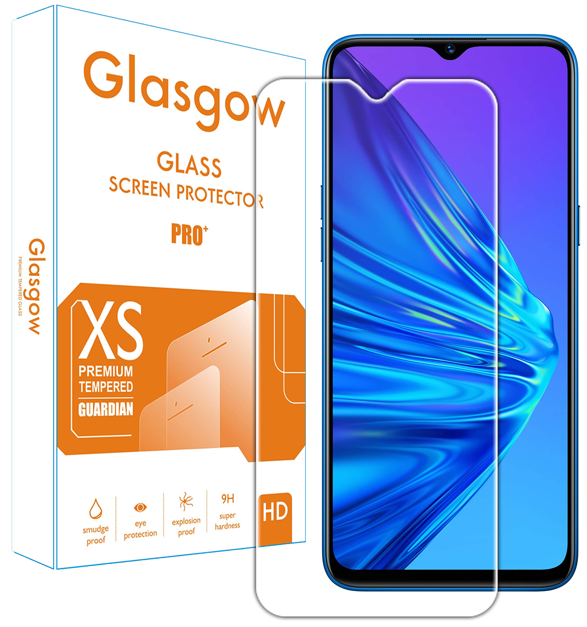 Glasgow Screen Protector for Vivo T1 5G [Tempered Glass Guard] [Gorilla] Easy Installation [Anti FingerPrint] (B09SNW3N1C) Amazon Price History, Amazon Price Tracker