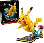 LEGO Pokémon Pikachu and Poké Ball - Collectible Building Sets for Adults, Ages 18+ - Pokémon Figure for Display - Desk, Shelf or Office Decor - Gift for Men & Women - 72152