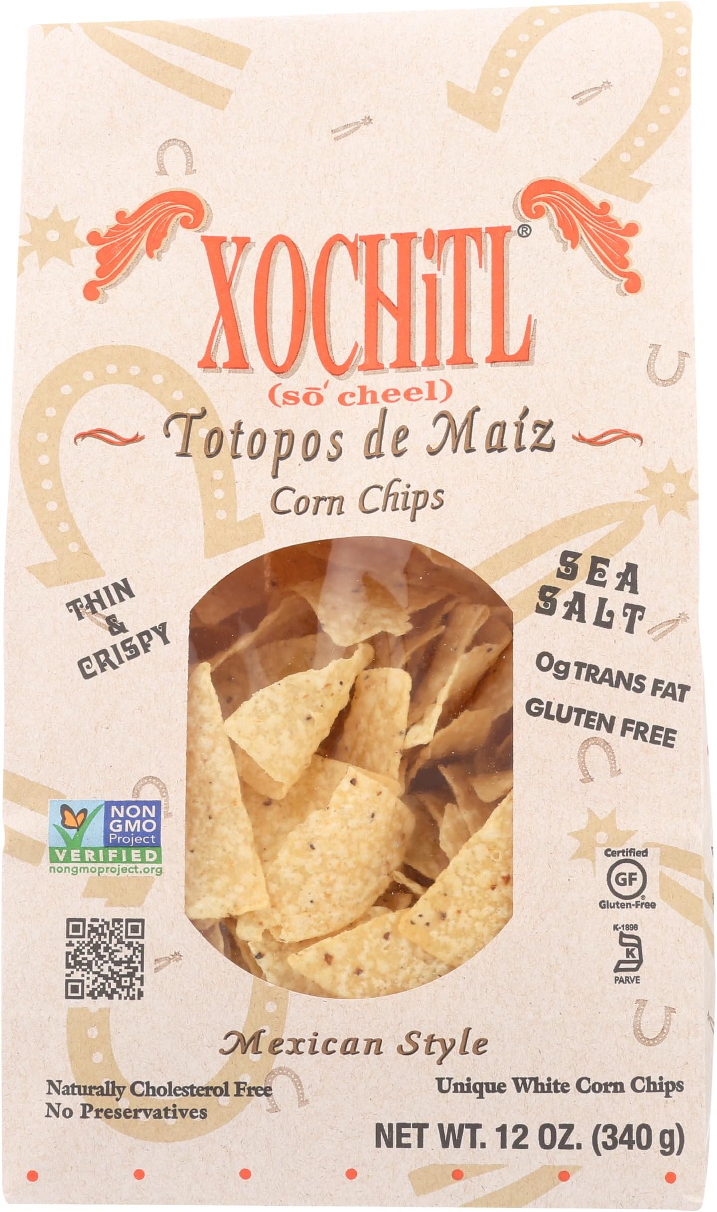 Corn Chips, Totpos de Maíz, 12 Oz