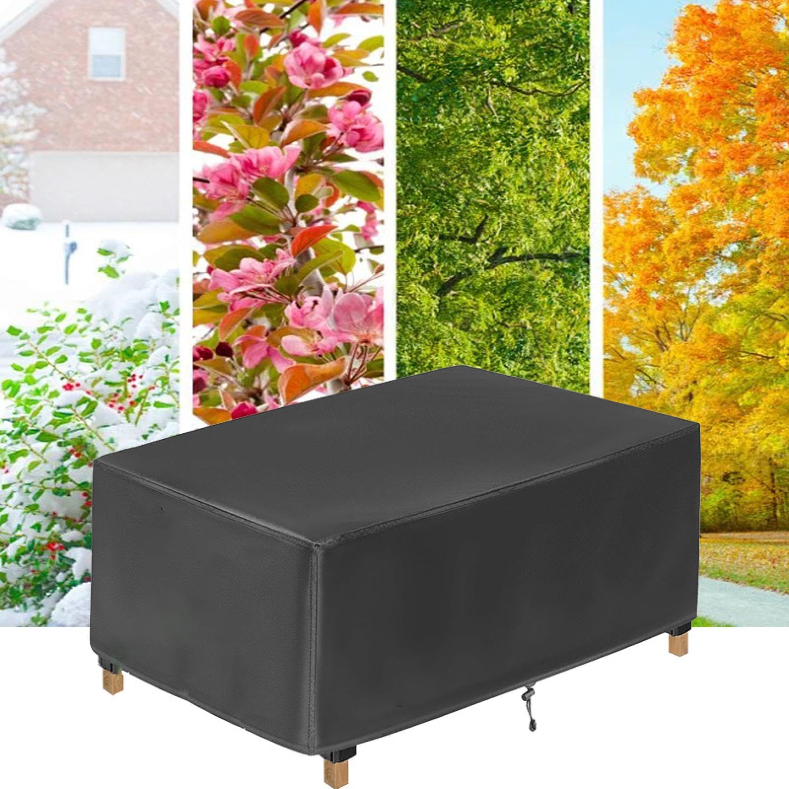 Housse imperméable et durable pour table de jardin résistante hiver