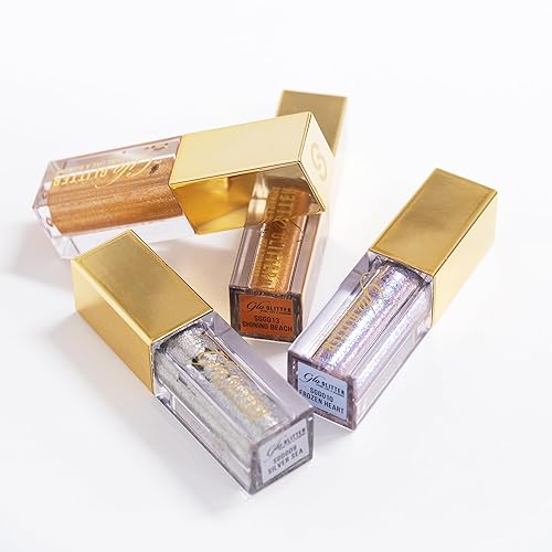 Miniatura 4 de Sistar Glo Glitter - Sombra de ojos Ultra Glitter Rich Shine Impresionante aplicación de día o noche con acabado hidratante mar plateado