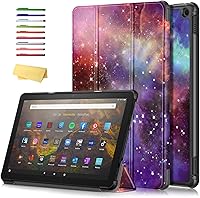 Vista 16 de Funda con soporte para tableta Yaxa Kindle Fire Max 11 (13ª generación, versión 2023) con función de encendido y apagado automático, triple