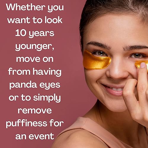 Miniatura 3 de Oceanic Things Máscara debajo de los ojos para ojeras e hinchazón, bolsas para los ojos, arrugas, parches para el cuidado de la piel para mujeres y