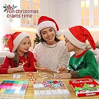 Vista 12 de Gionlion - Kit de cuentas de arcilla para hacer pulseras, paquete de 2 cajas de cuentas de letras, separadoras y dijes para hacer joyas de amistad