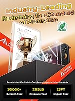 Vista 8 de Protector de pantalla para Switch 2, vidrio templado de protección de grado militar 10H con protección ocular para Nintendo, [actualización 2026]