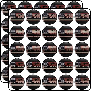 PBR 31 Mk. II Patrol Boat River PIBBER USA Vintage American Flag Gift 50 Pack Scrapbook Sticker - 1 Inch Small Decals for Planners, Journals, Laptops & Envelope Seals