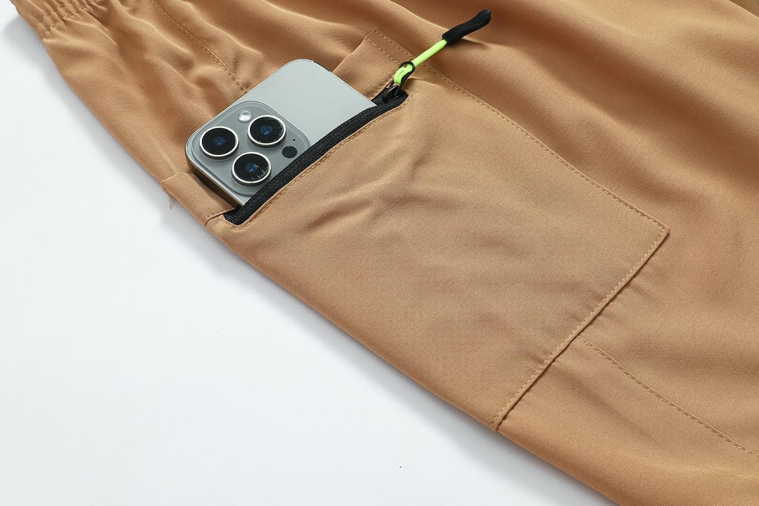 Boys Quick Dry Cargo Shorts Kids Hiking Shorts Toddler Lightweight Athletic Running Shorts